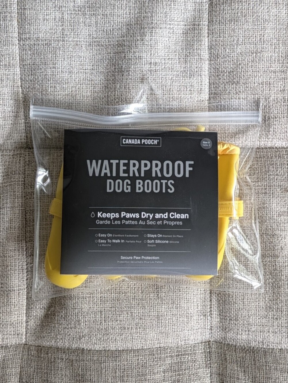 Canada Pooch Waterproof Dog Boots Size 2